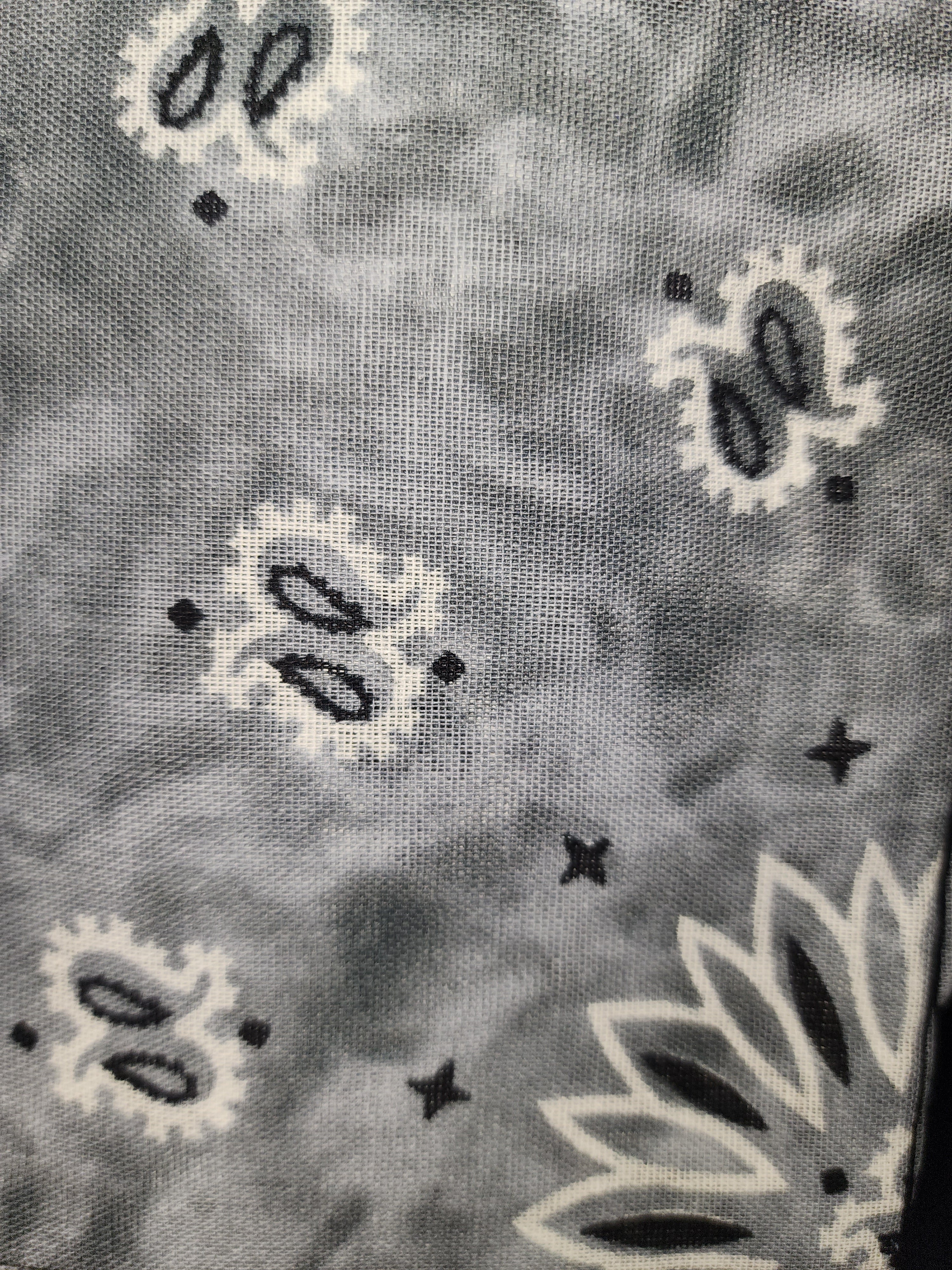 Tie Dyed Paisley Pattern Bandanas