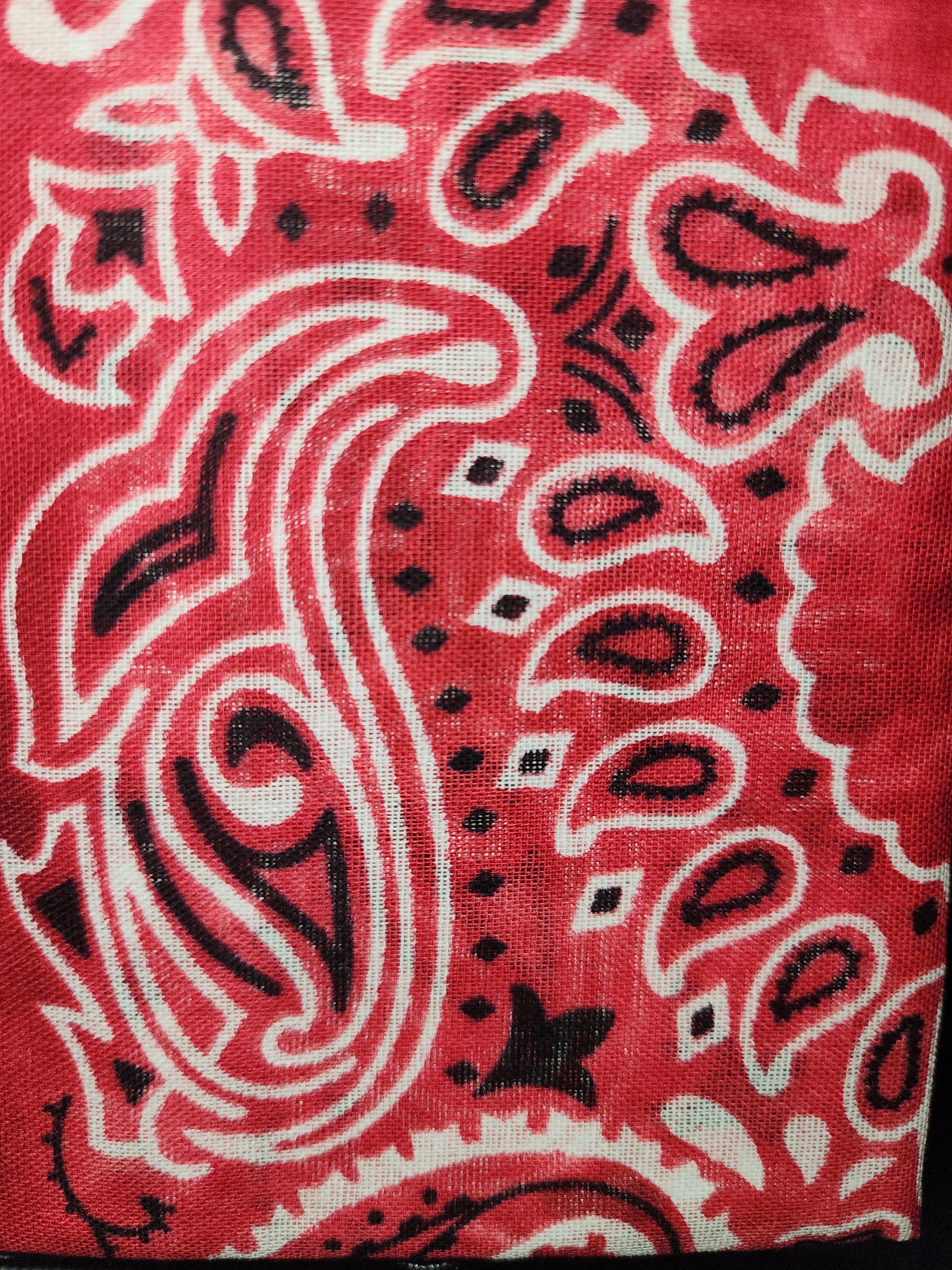 Tie Dyed Paisley Pattern Bandanas
