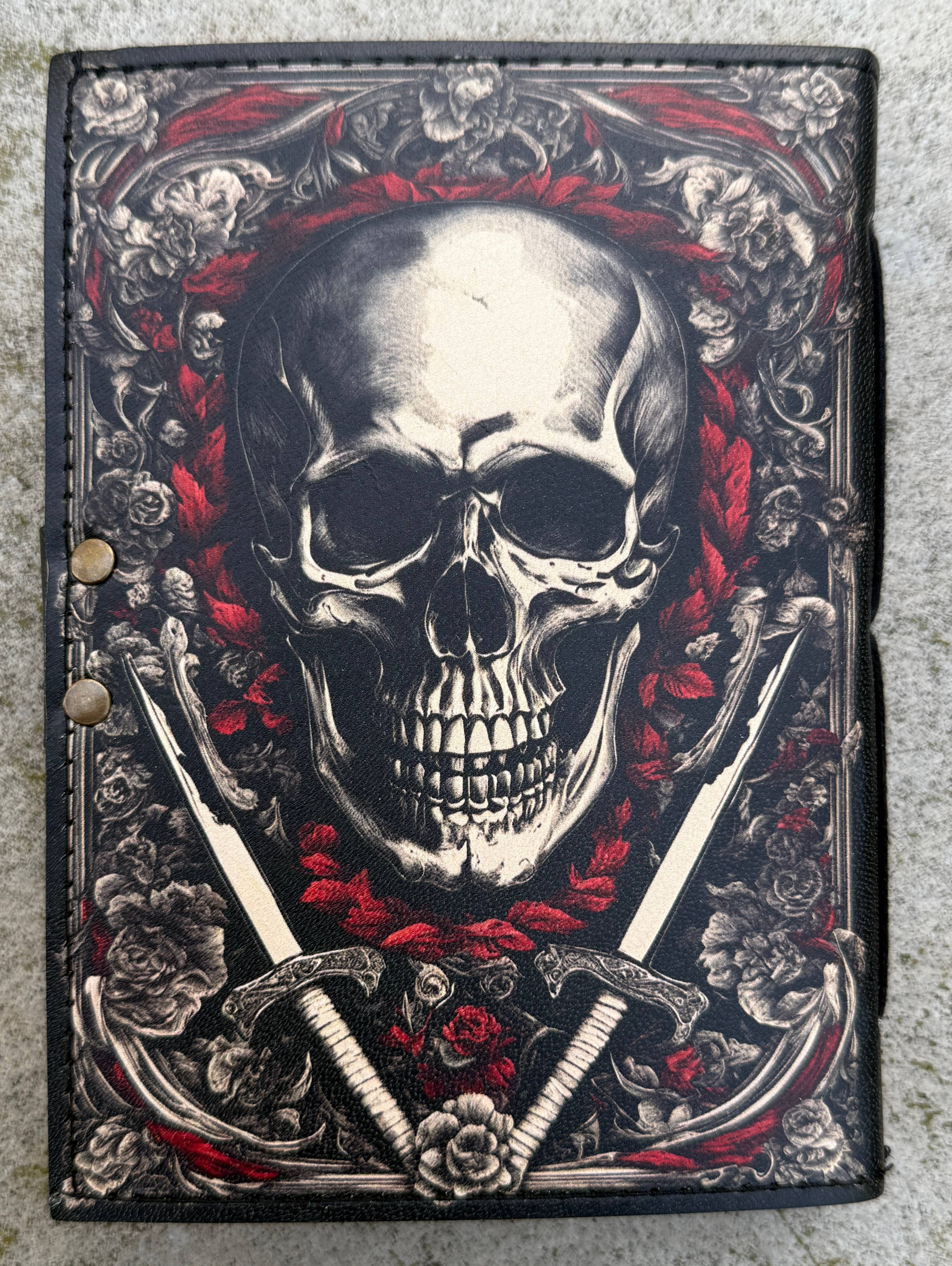 Leather Journal Celestial Sun Moon
