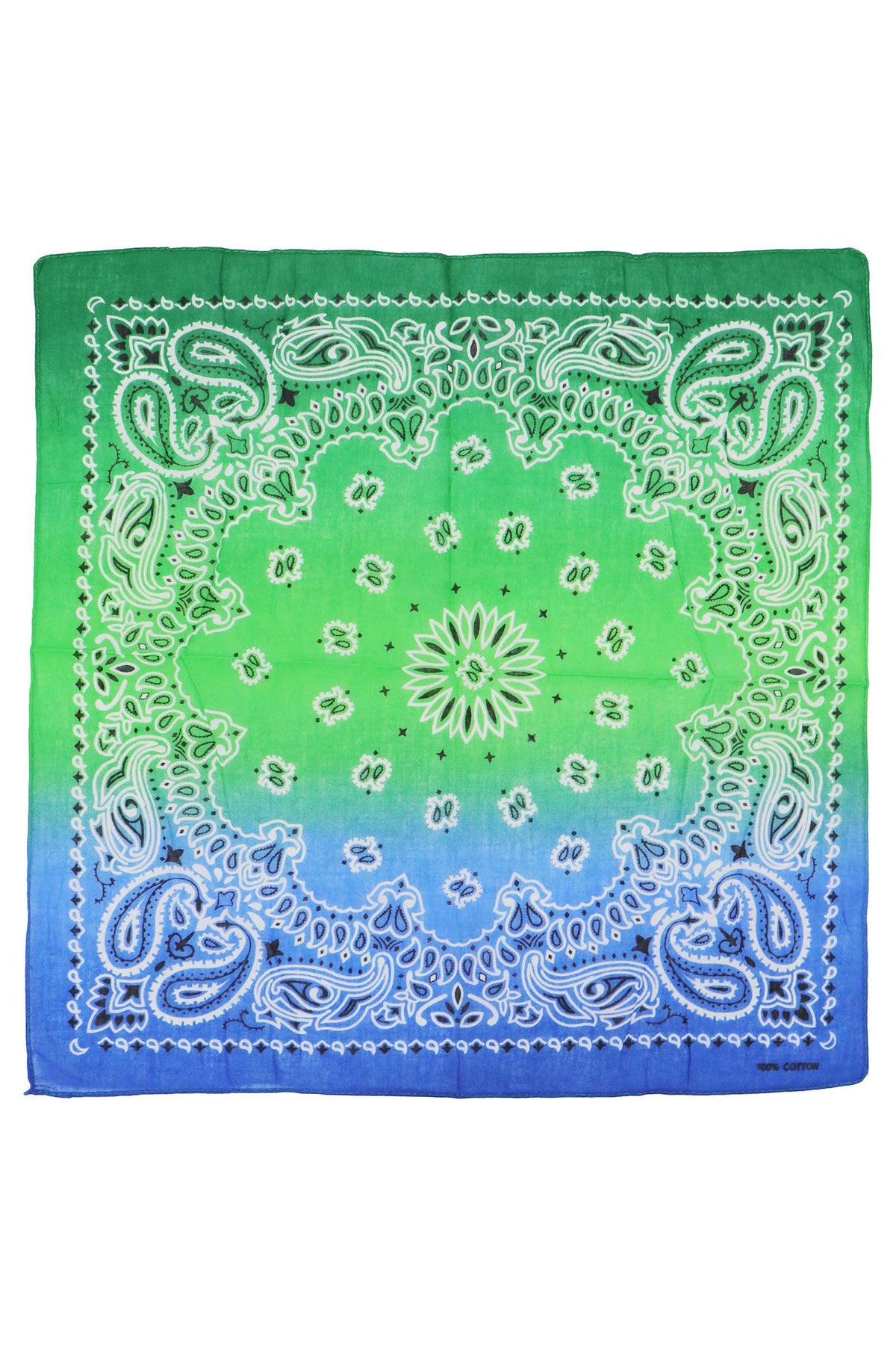 Paisley Print Square Bandanas