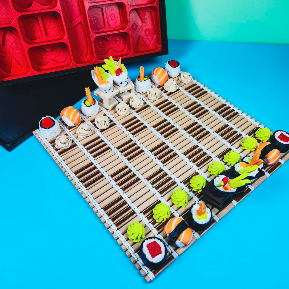 Sushi Bento Box Chess Set