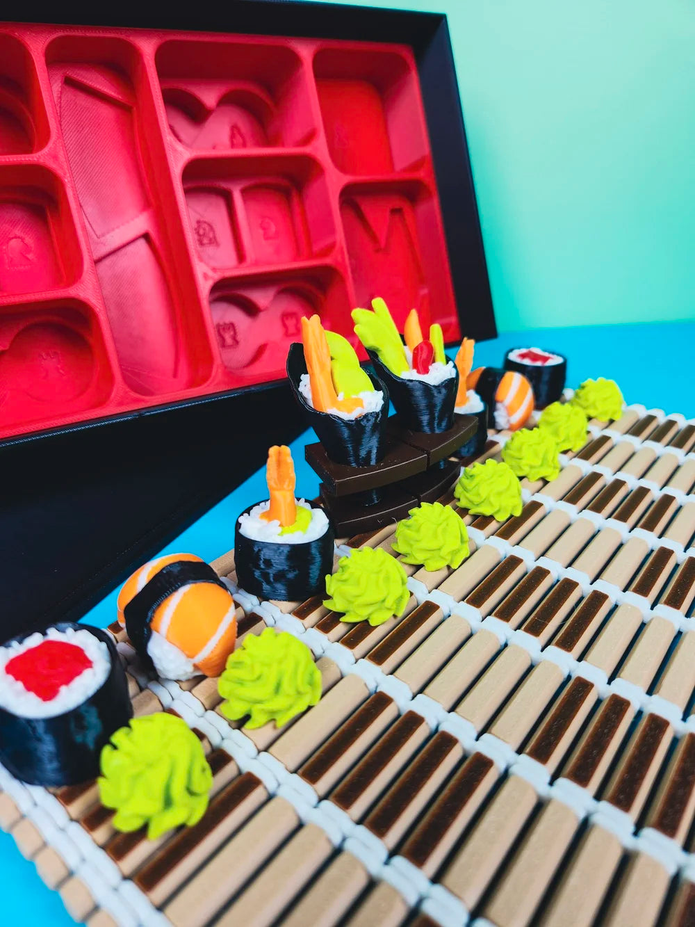 Sushi Bento Box Chess Set