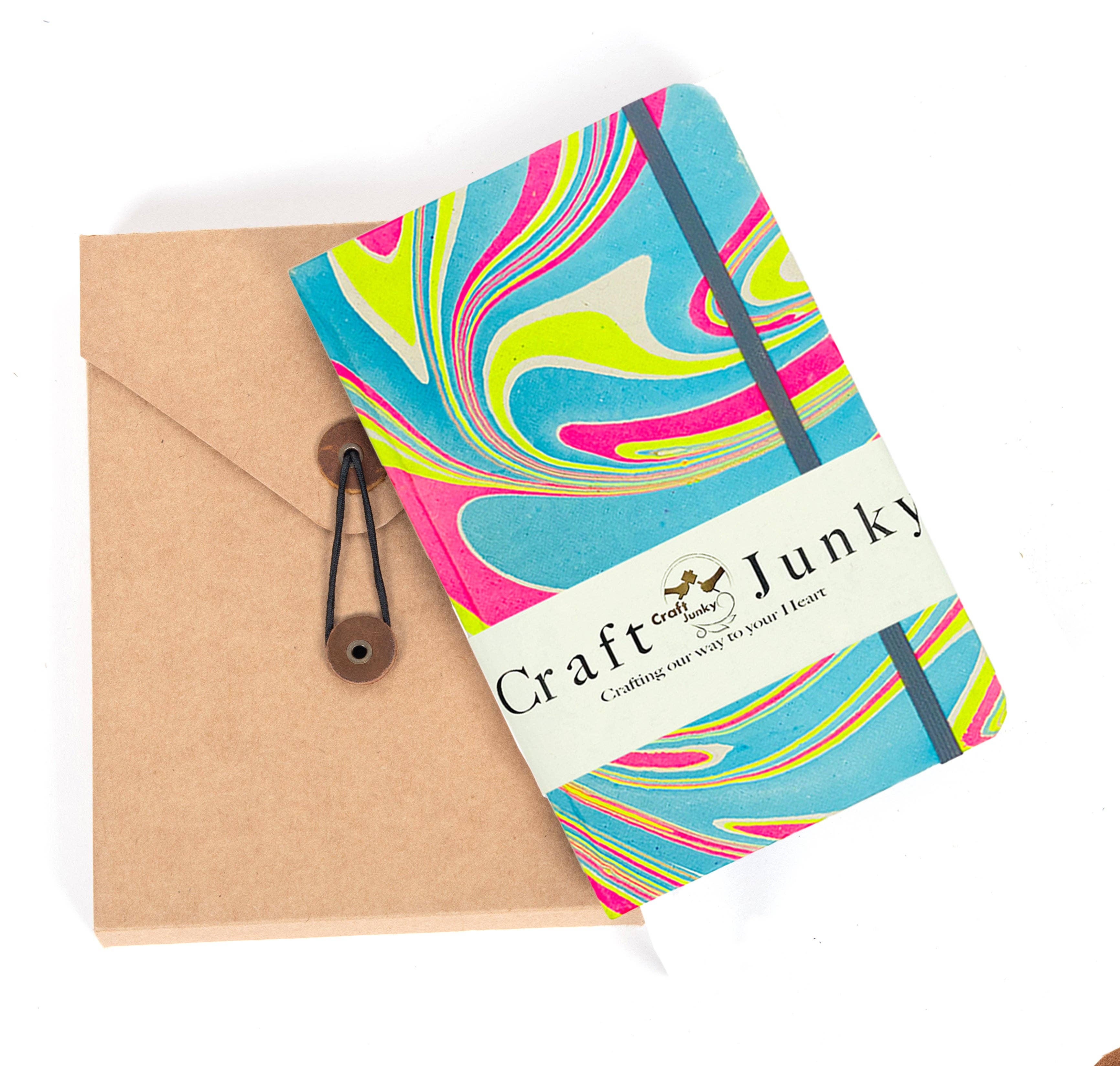 Marbled cover Hardbound Journal