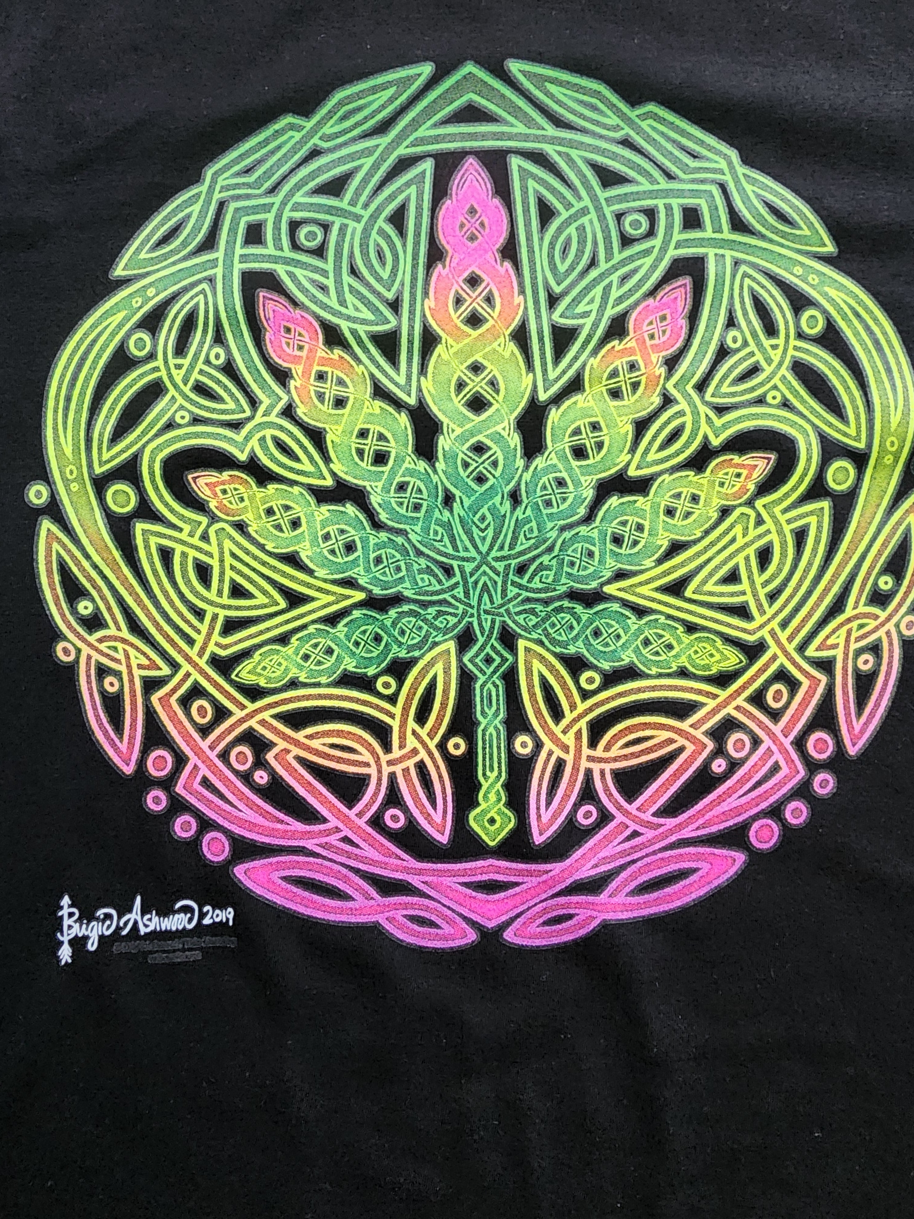 Celtic Cannabis Leaf