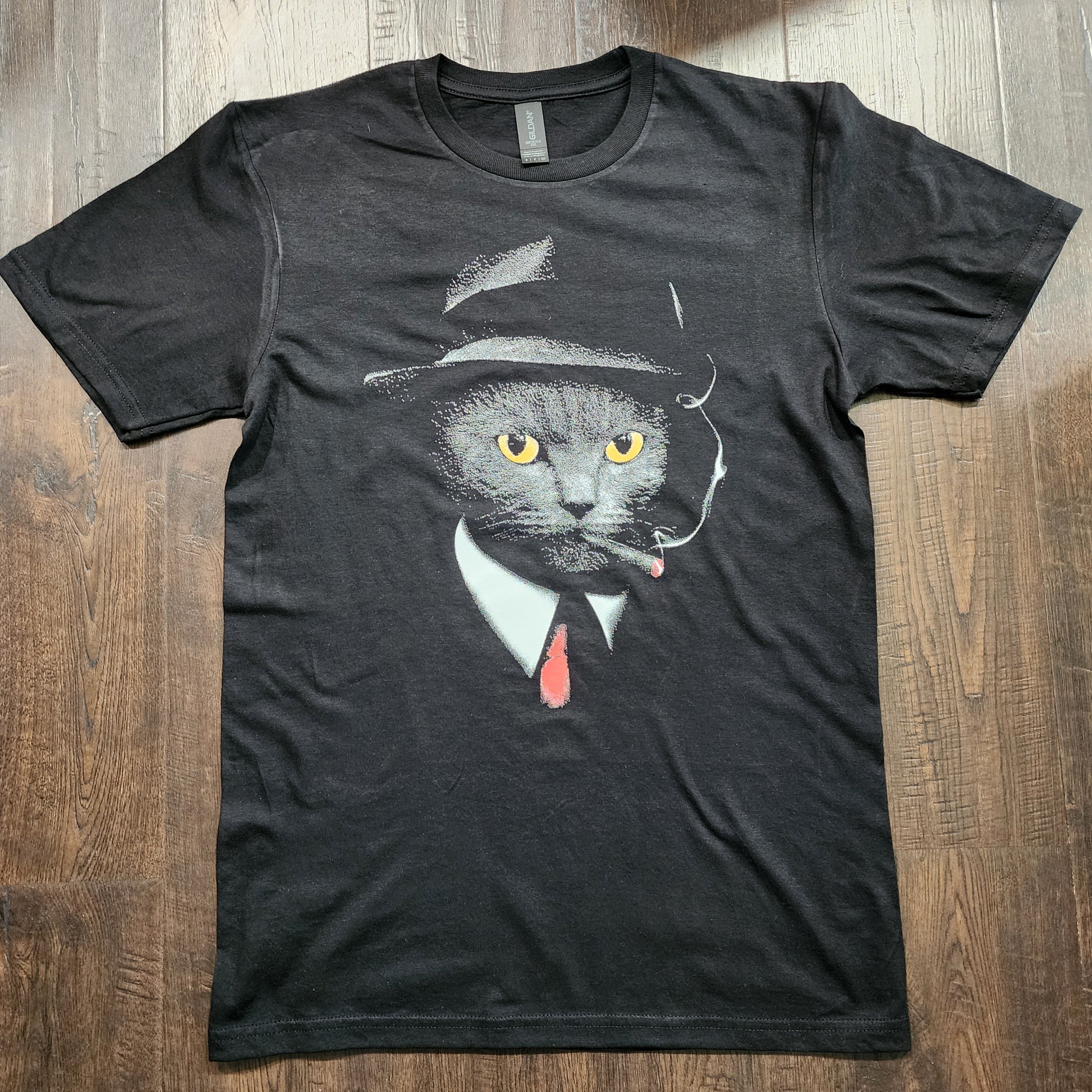 Smoking Cat T-Shirt