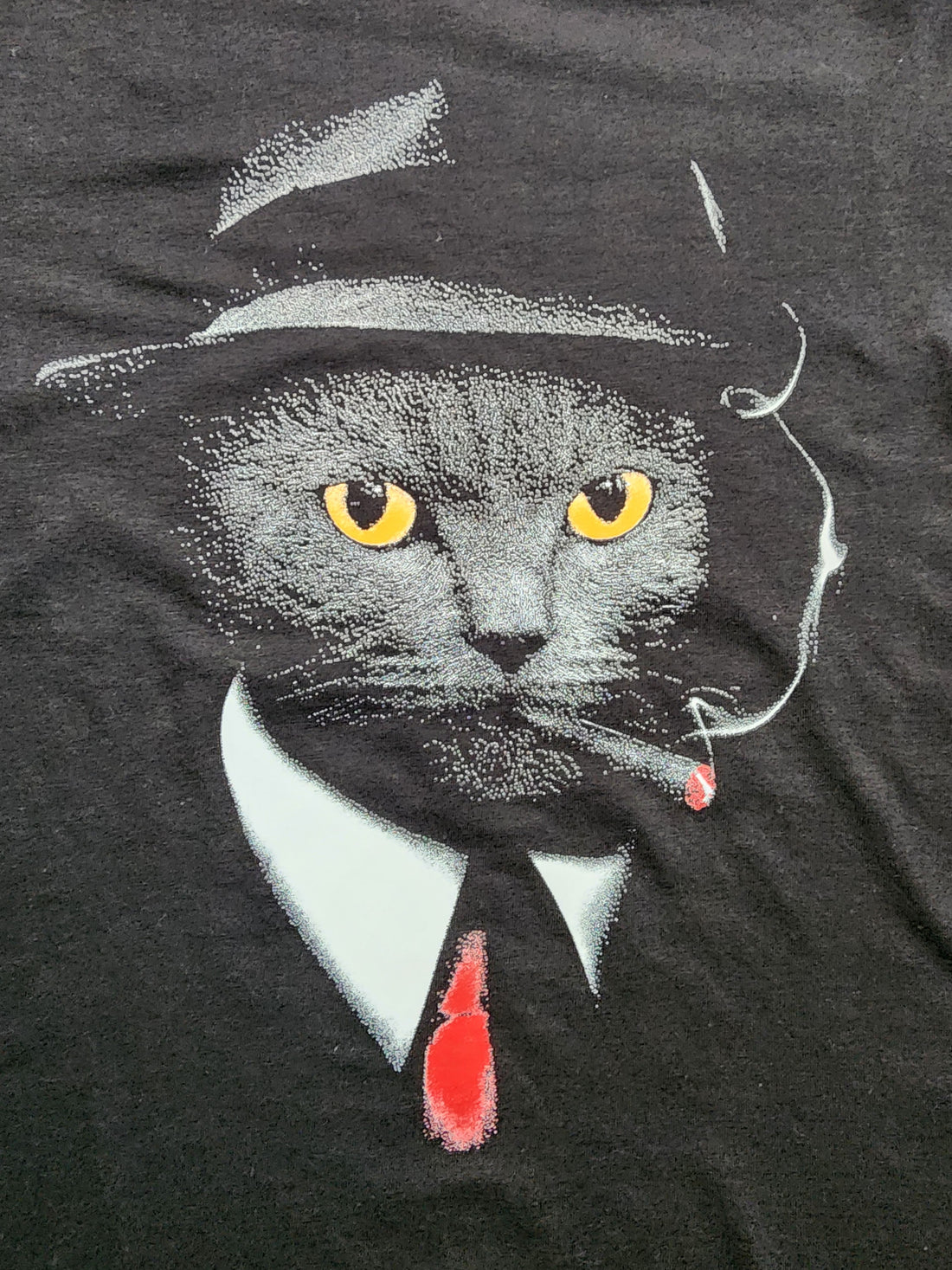Smoking Cat T-Shirt