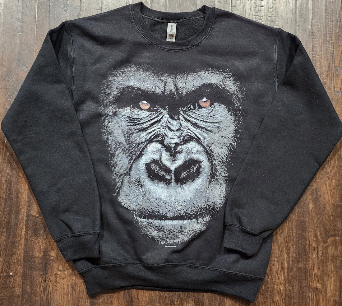 Gorilla Face Sweatshirt