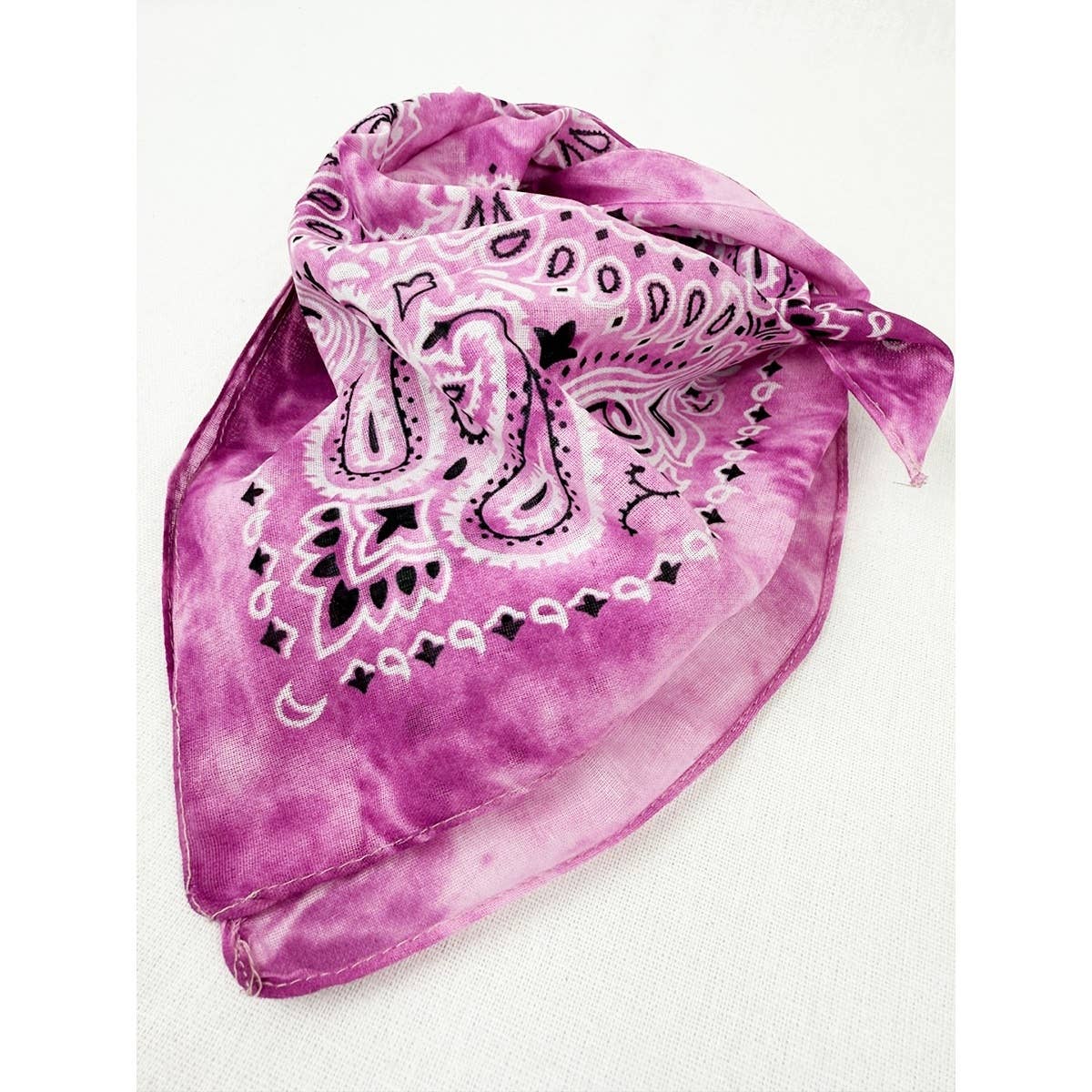 Tie Dyed Paisley Pattern Bandanas