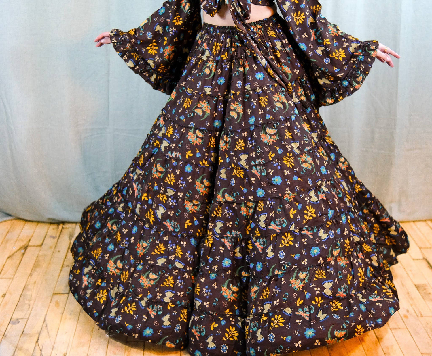 Whimsy Celestial Flowy Boho Skirt