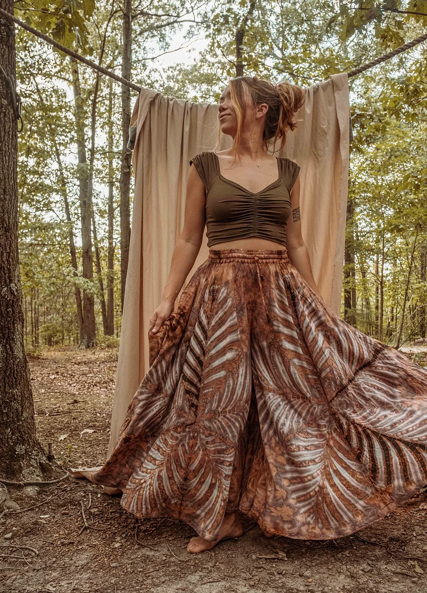 Hand Dyed Palazzo Pants
