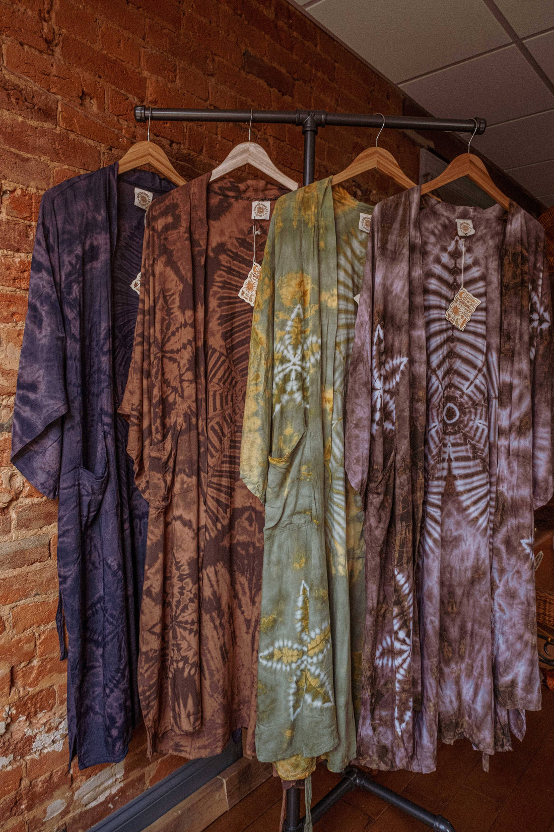 Bohemian Hippie Hand Dyed Kimono