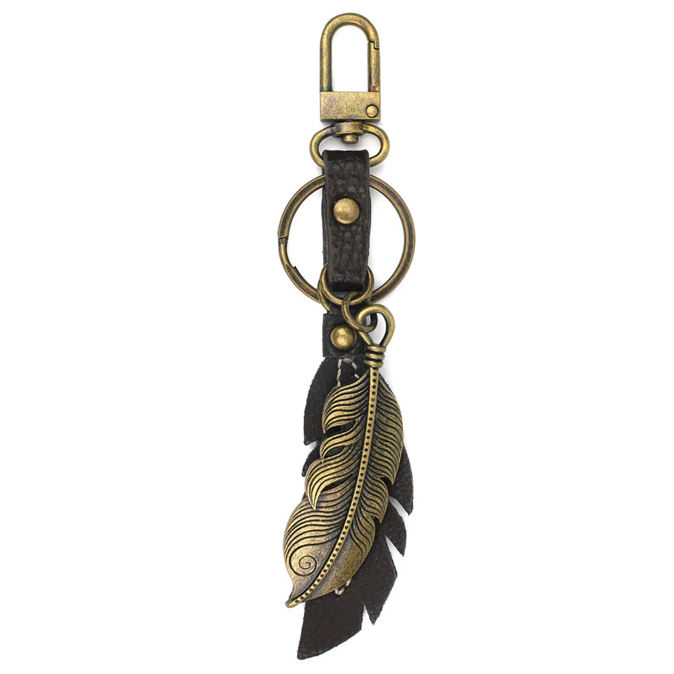 Gemini Keychain - Feather