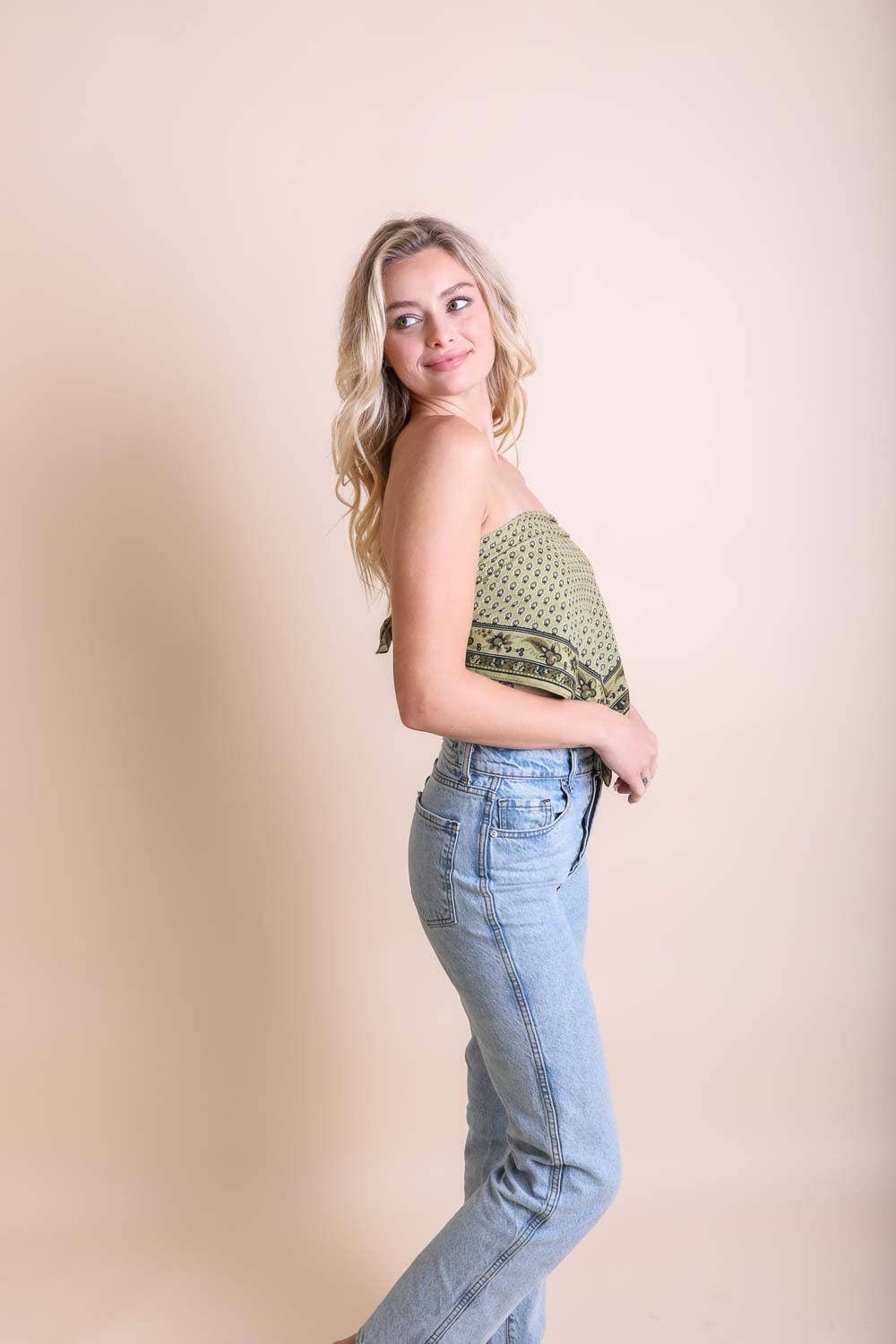 Oversized Cotton Bandana Scarf