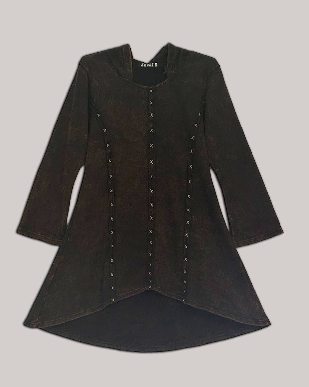 Cotton Fleece Stonewashed Pullover Hoodie