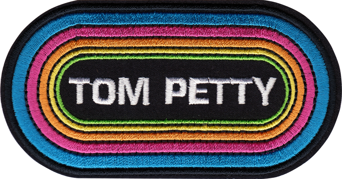 Patch - Tom Petty 1980s Rainbow Pill Logo - Rock Music Band