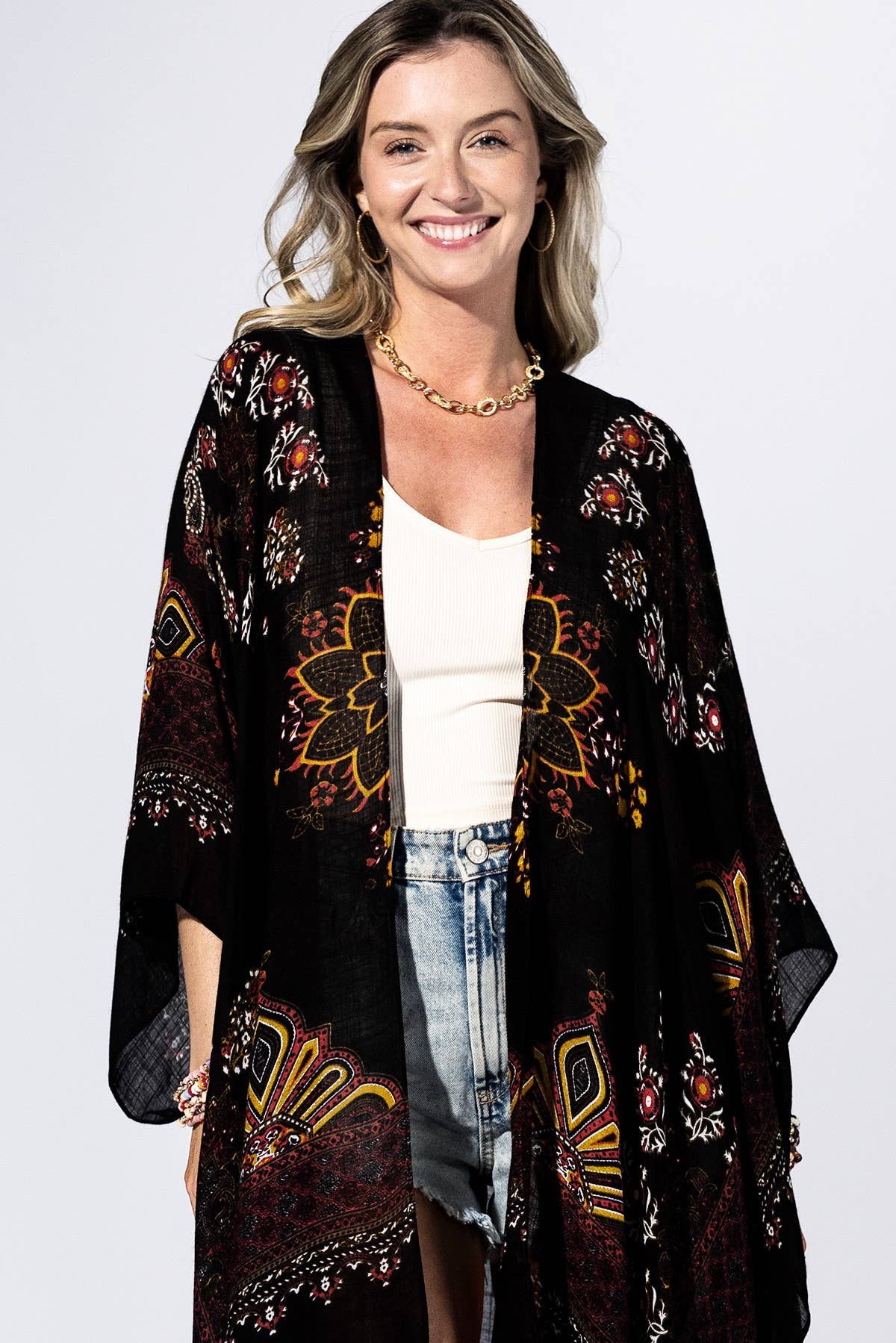 Ember Medallion Kimono