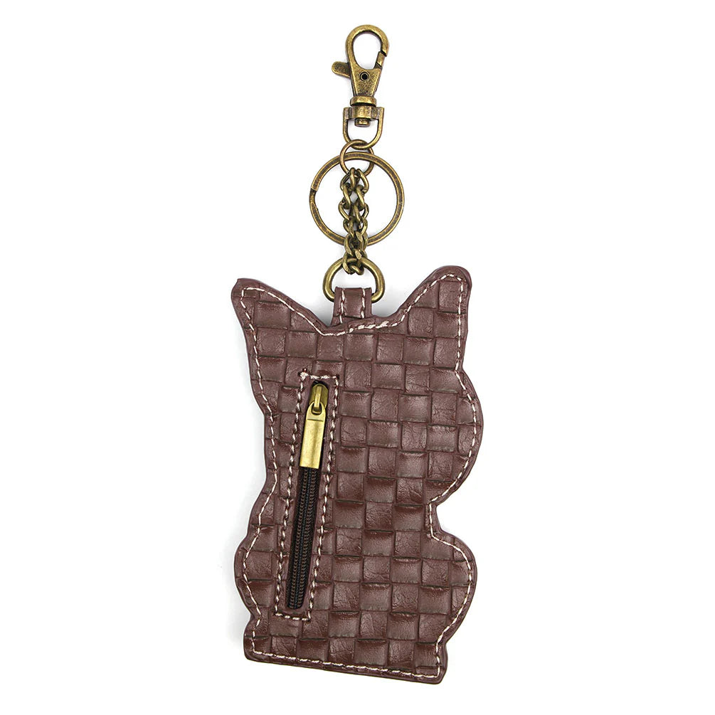 Boston Terrier Key Fob Coin Purse