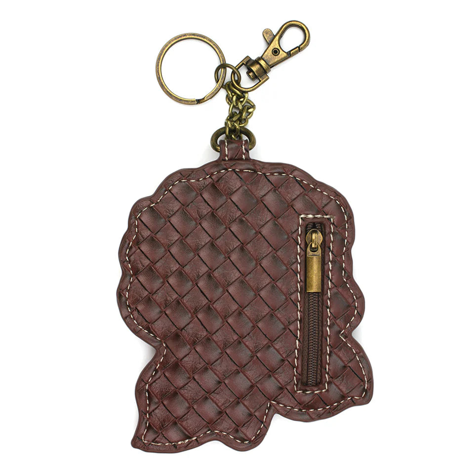 Key Fob/Coin Purse - Pink Hydrangea