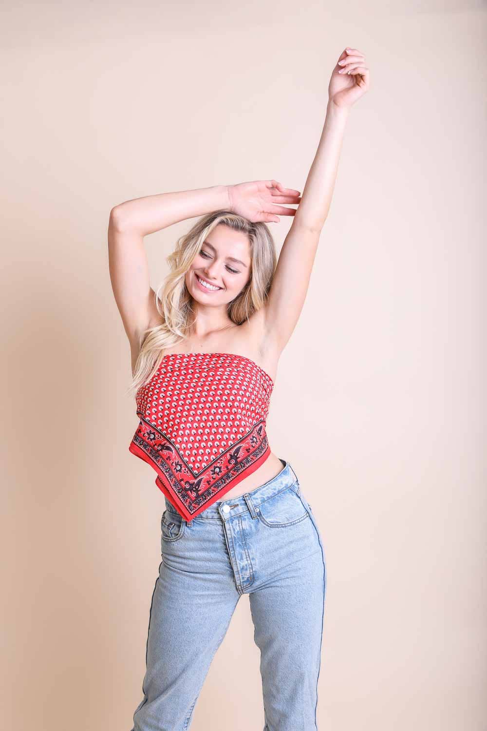 Oversized Cotton Bandana Scarf