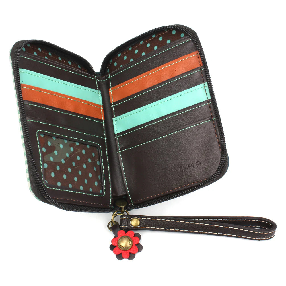 Zip Around Wallet - Bus