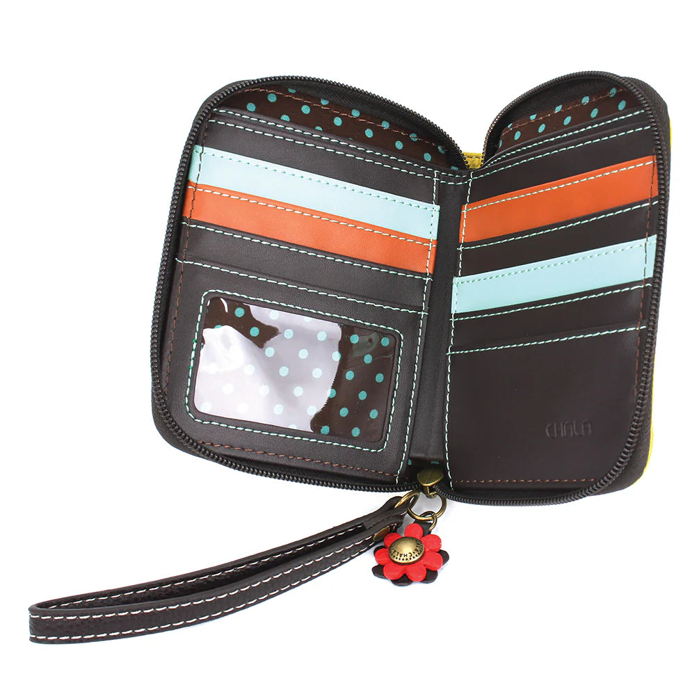 Zip Around Wallet - Monarch Butterfly
