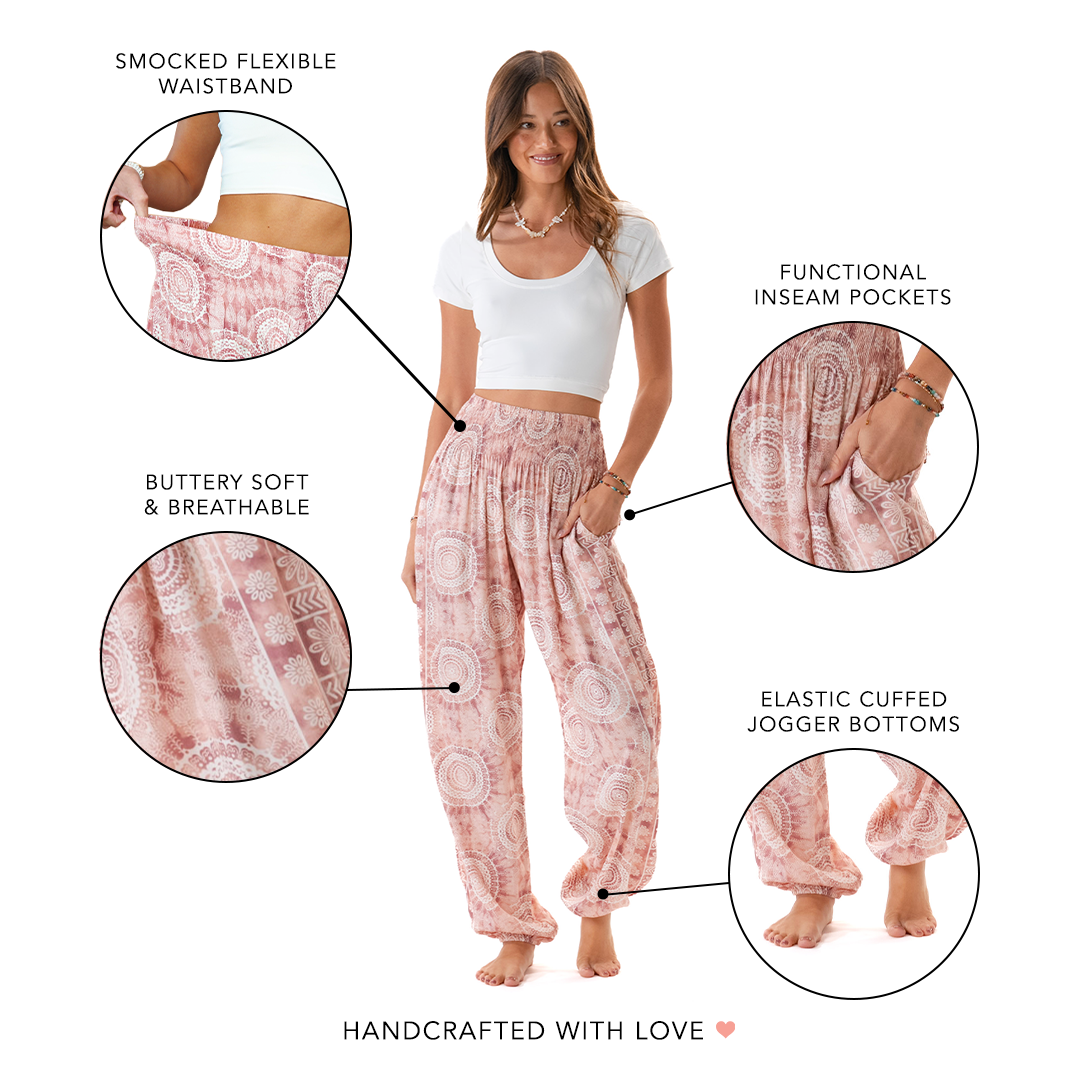 Baja Harem Pants with Pockets- Tall