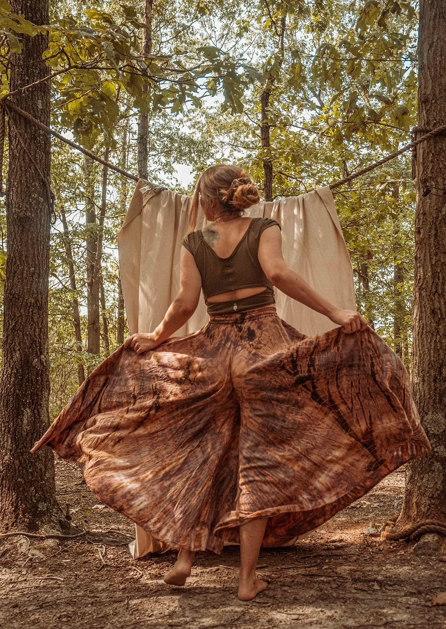 Hand Dyed Palazzo Pants