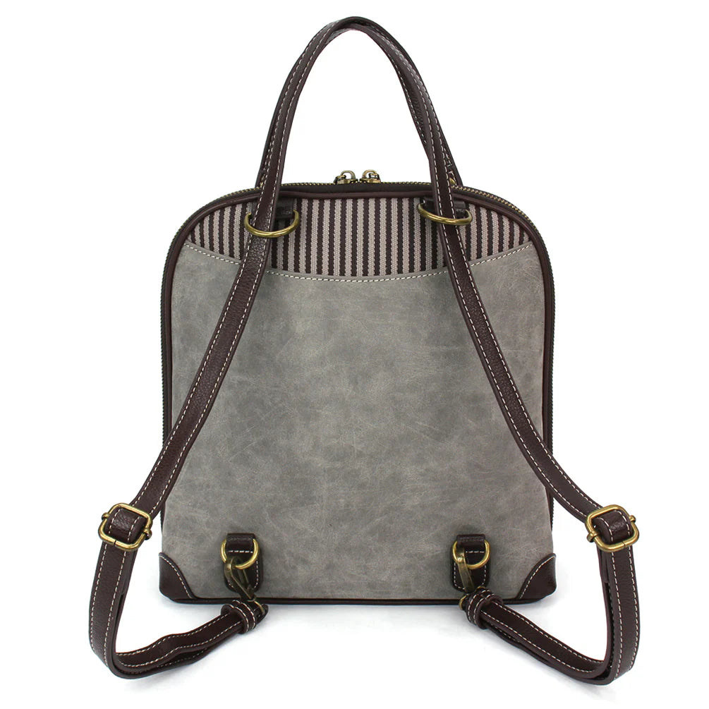 Convertible Backpack Purse - Black Cat