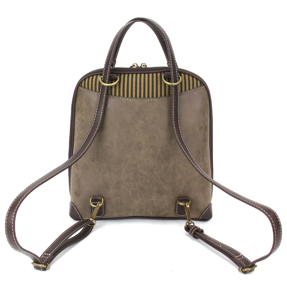 Convertible Backpack Purse - Mushrooms