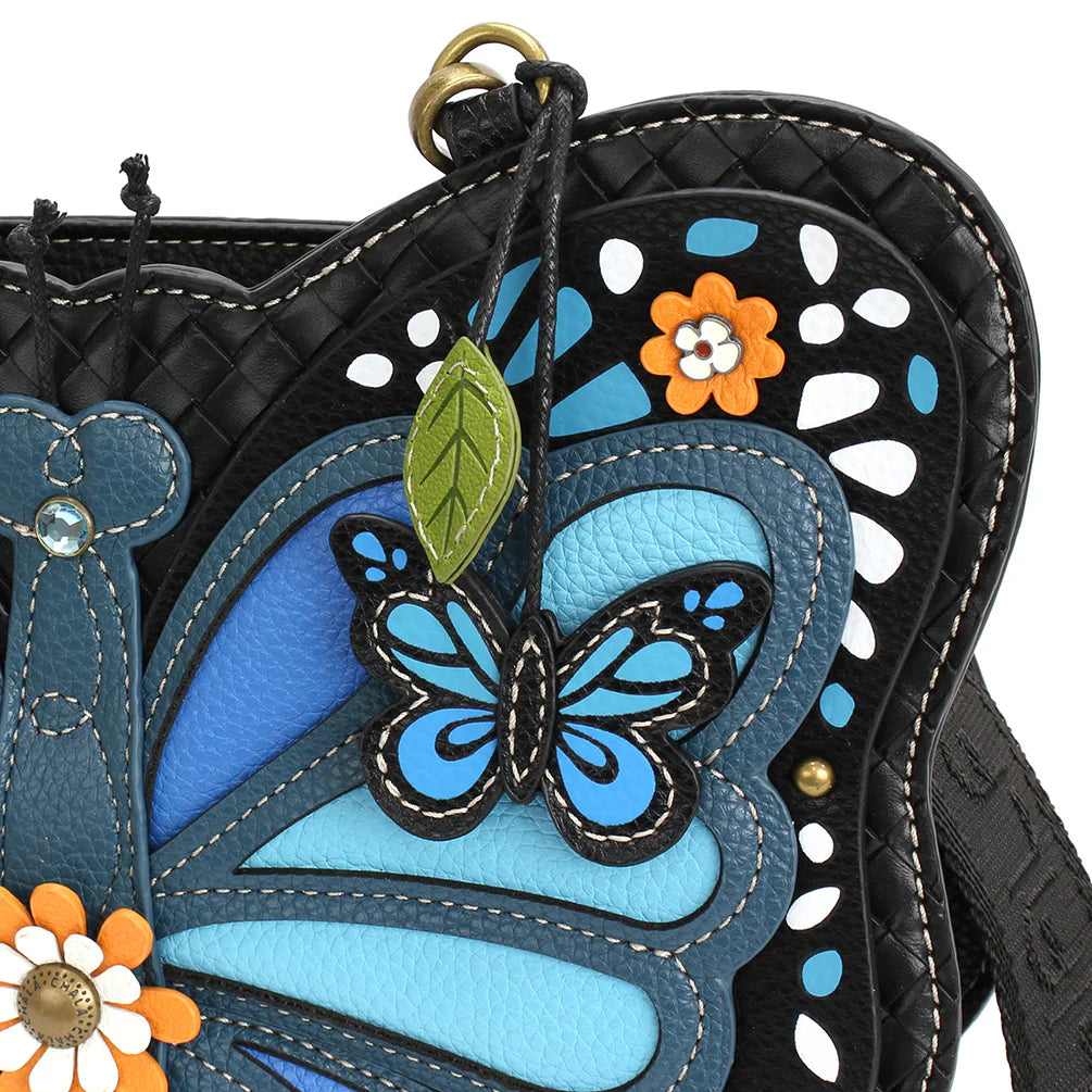 Novelty Purse - Blue Butterfly