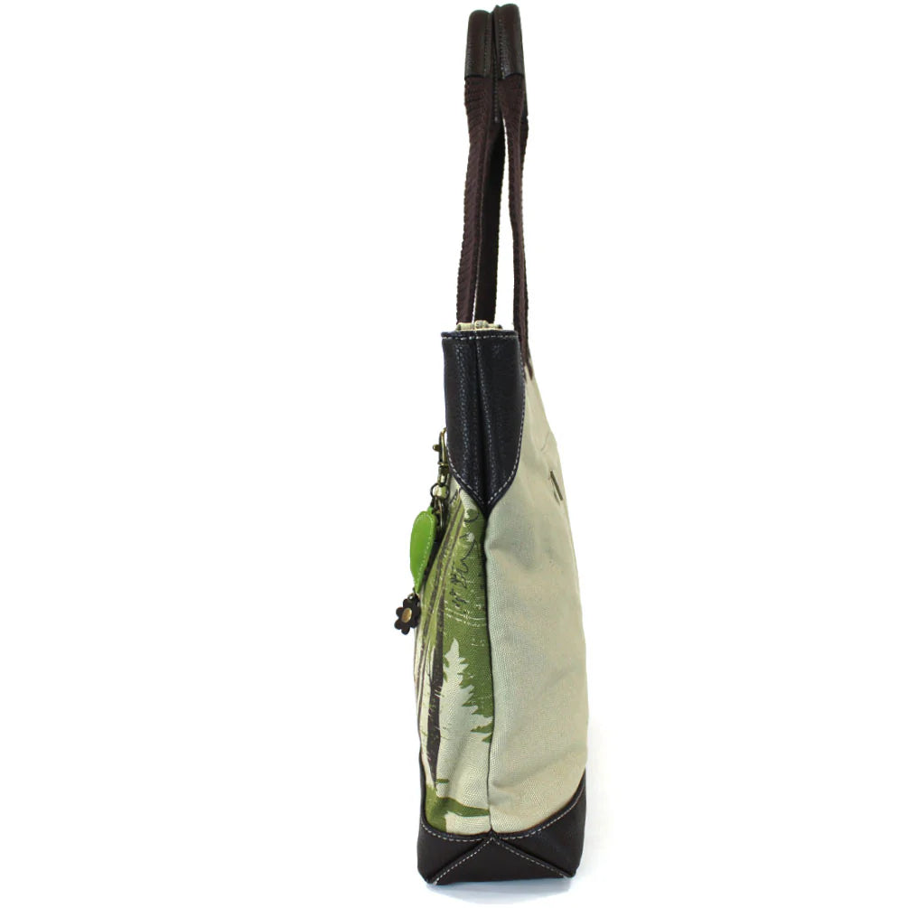 Safari Canvas Tote - Bird