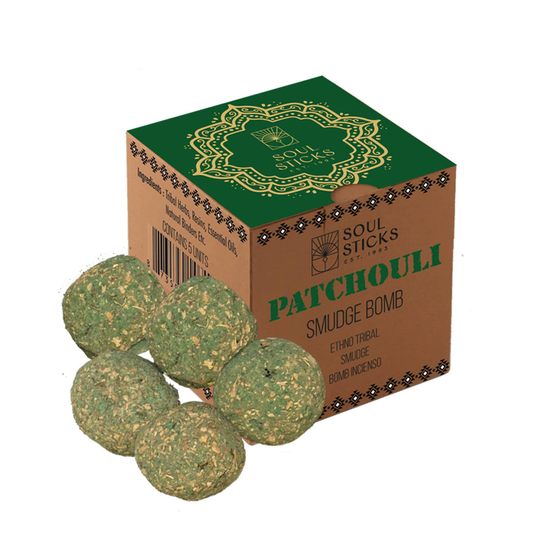 Patchouli Smudge Bombs w/ Burner