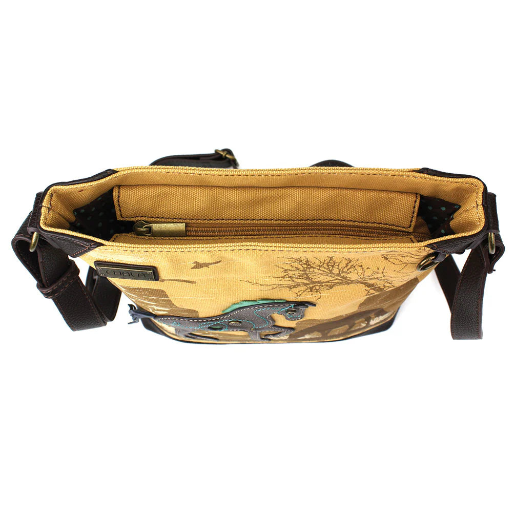 Canvas Crossbody - Horse (Brown)