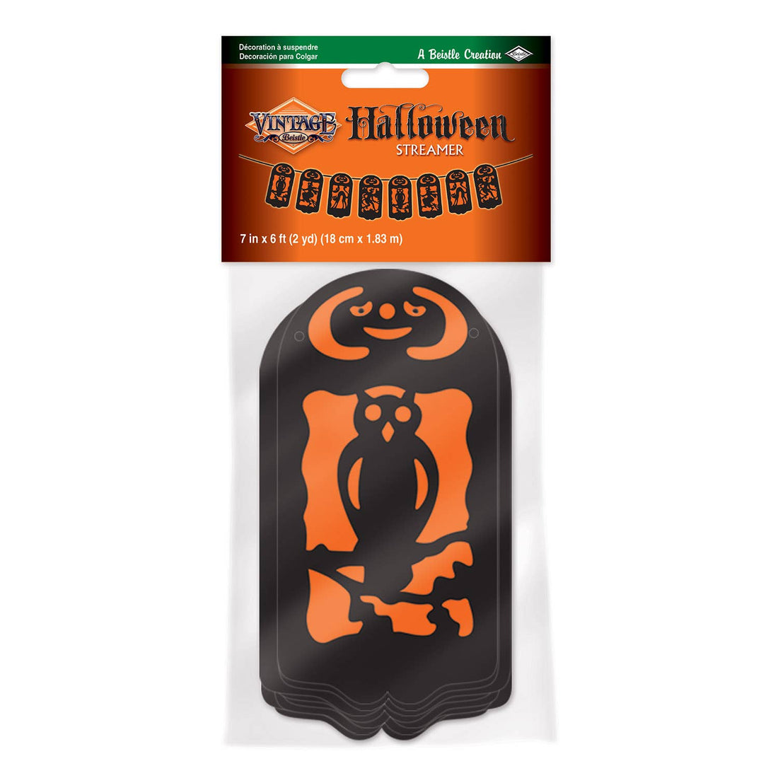 Vintage Halloween 7" x 6&