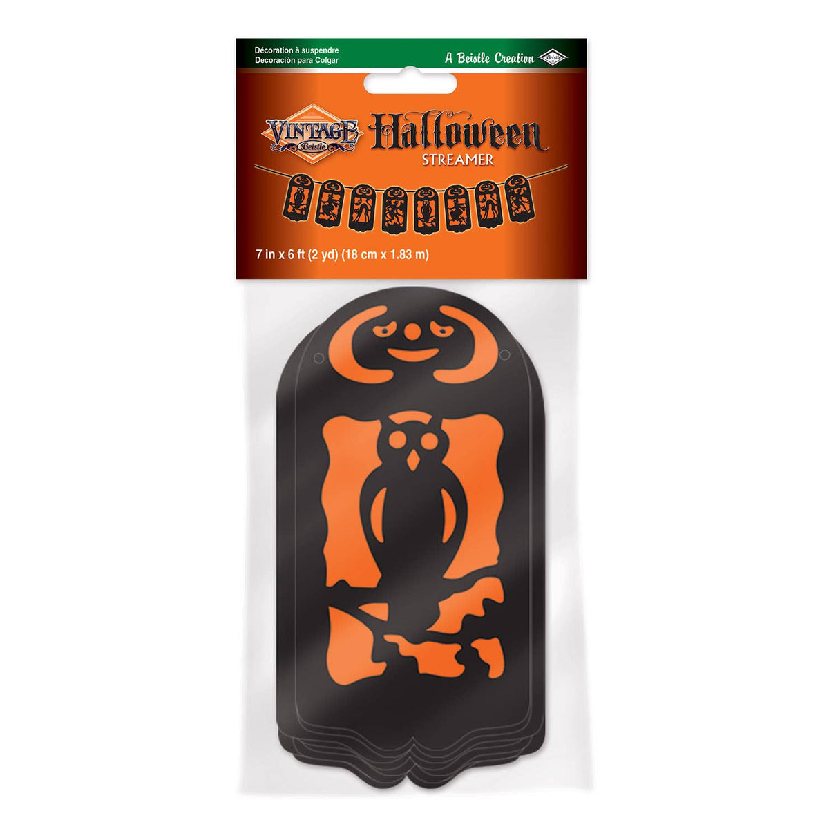 Vintage Halloween 7" x 6&