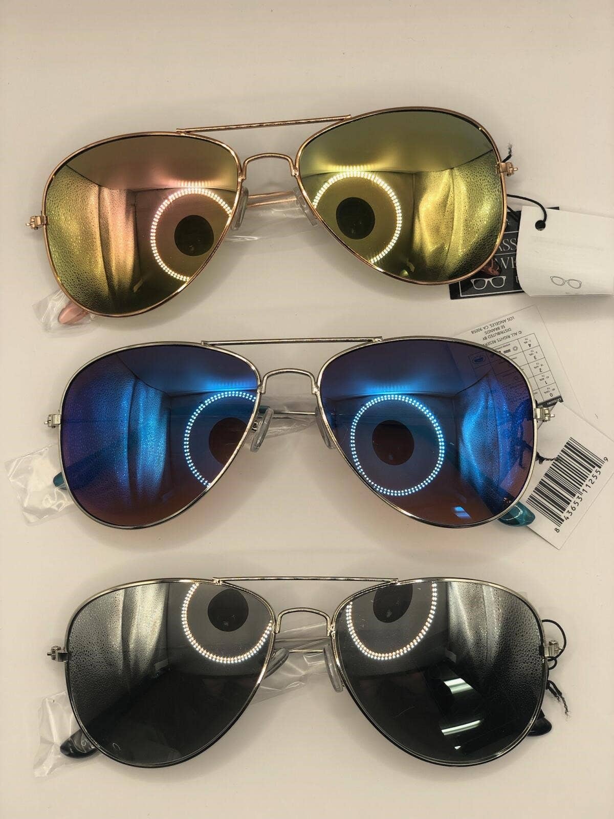 TRANSLUCENT AVIATORS: Mirrored