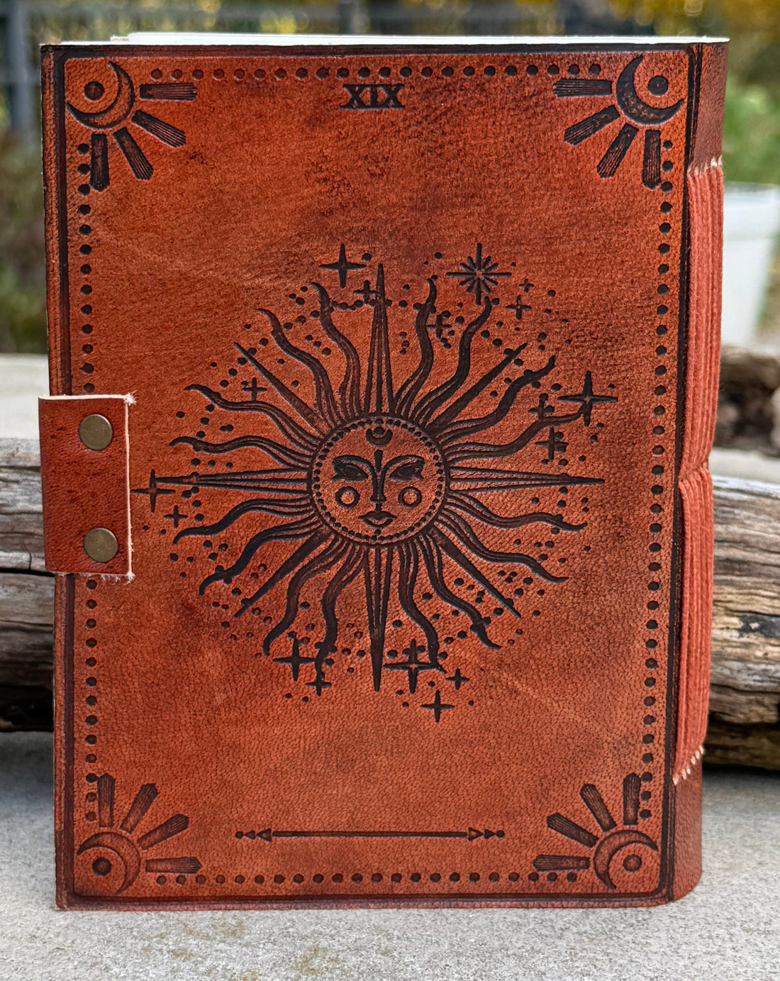 Handmade Journal Celestial Sun