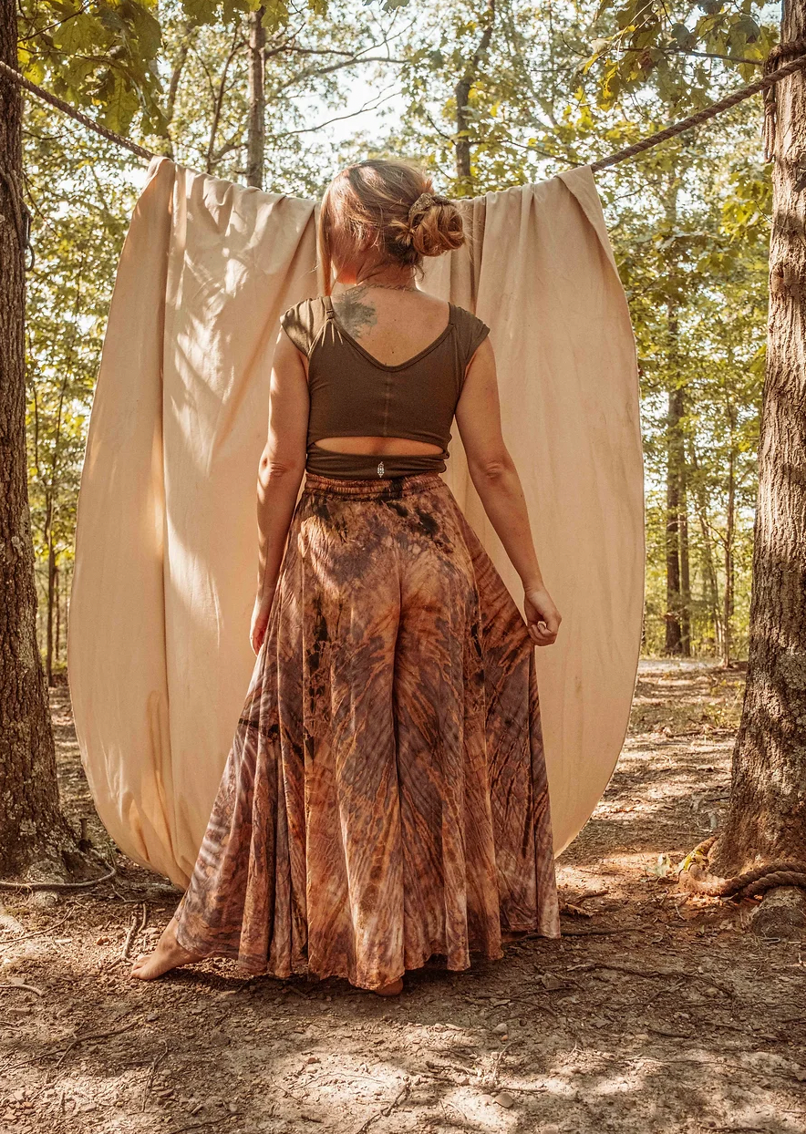 Hand Dyed Palazzo Pants
