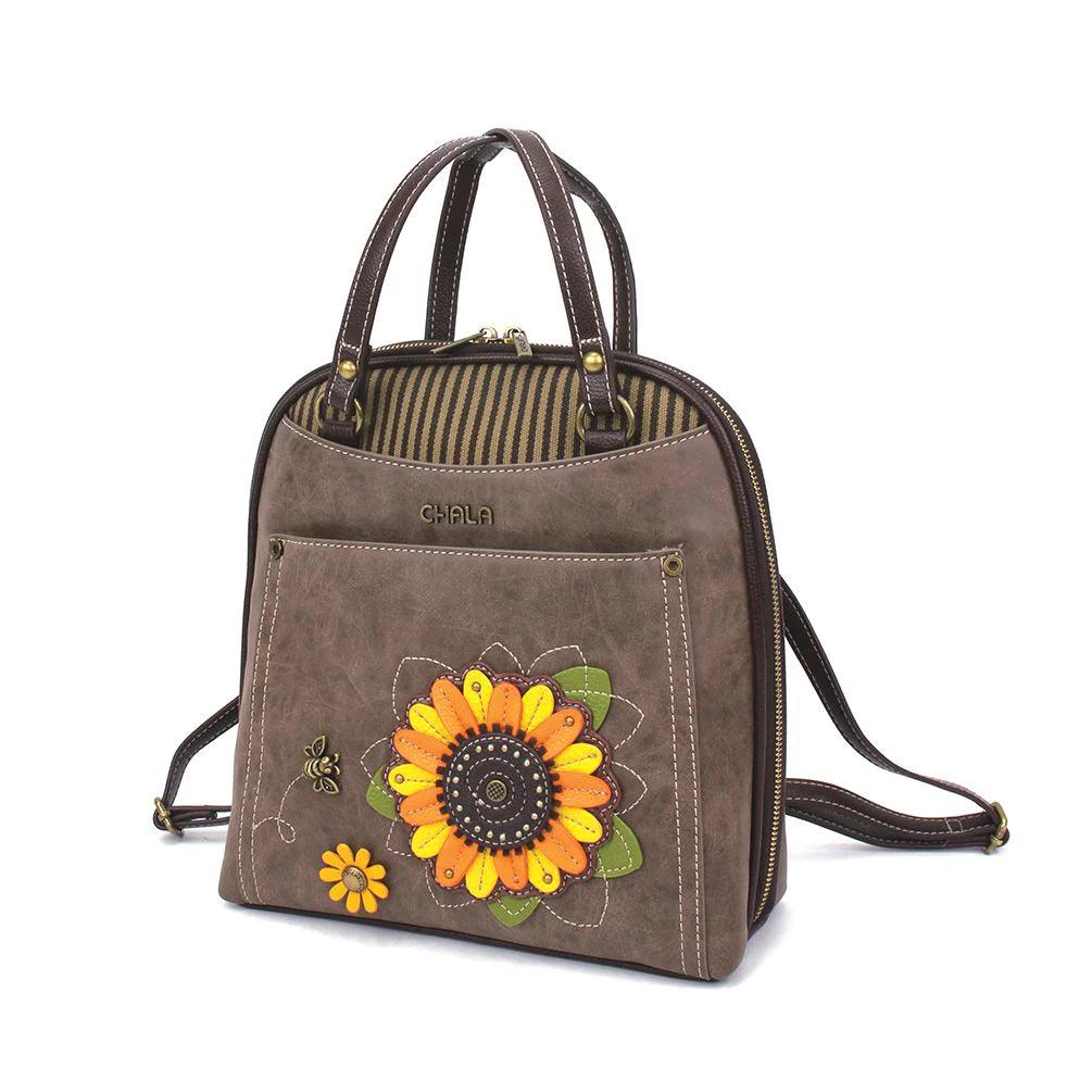Convertible Backpack Purse - Sunflower - Random Hippie