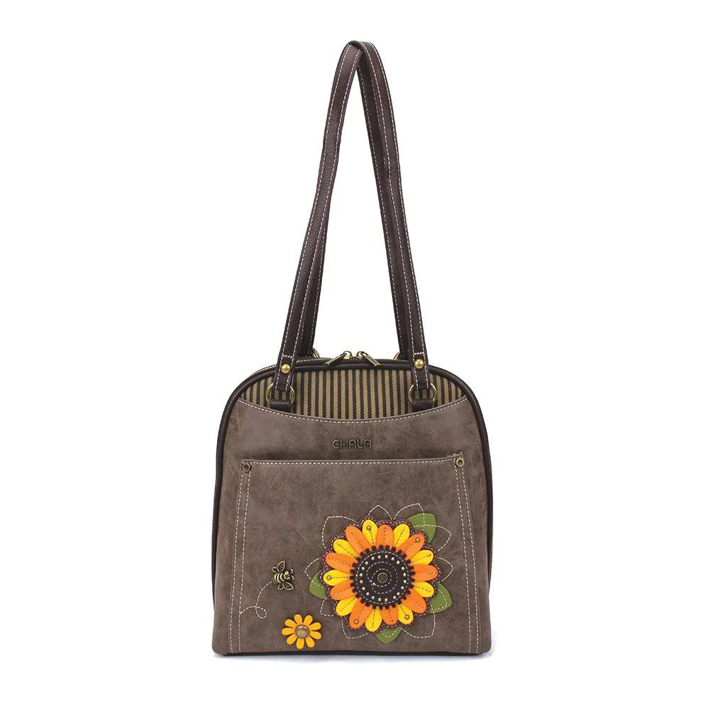 Convertible Backpack Purse - Sunflower - Random Hippie