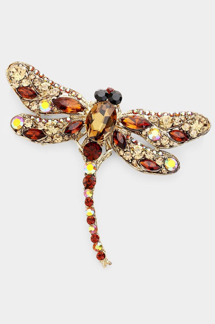 Dragonfly Brooch - Random Hippie