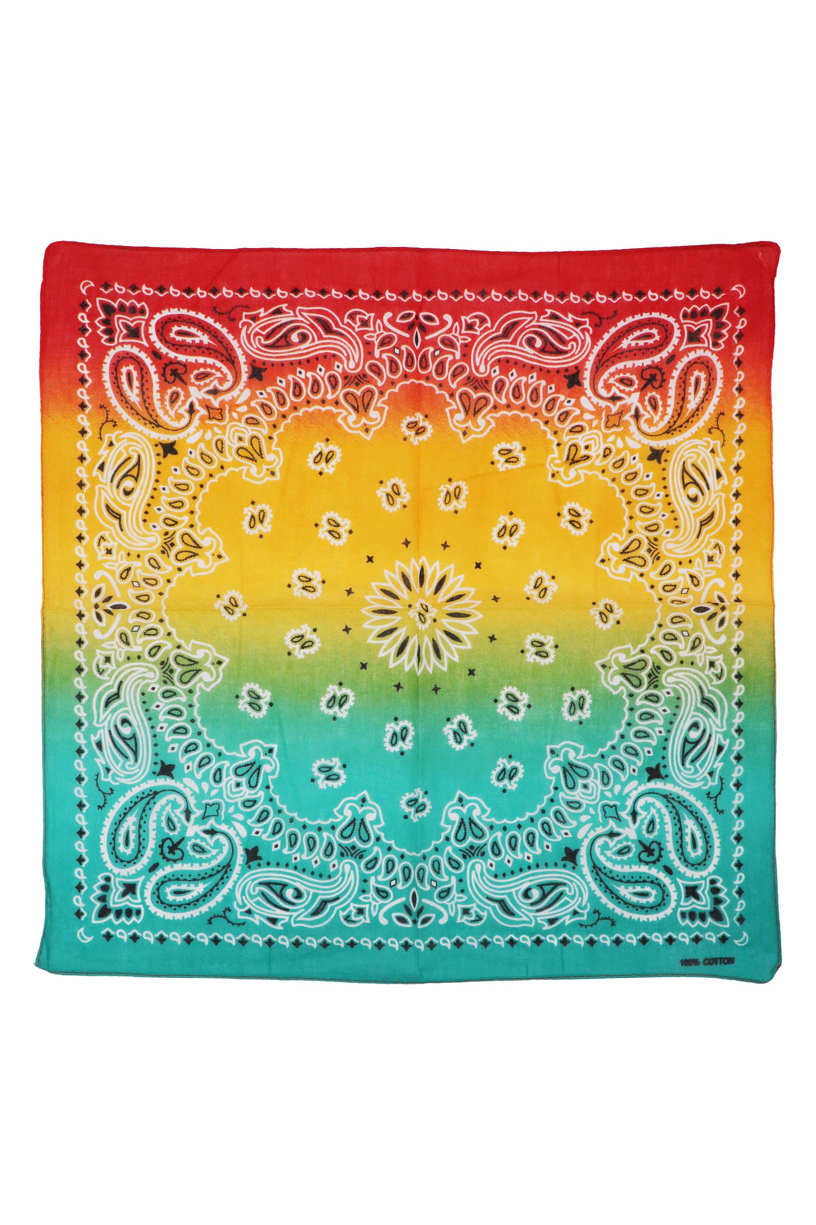 Paisley Print Square Bandanas