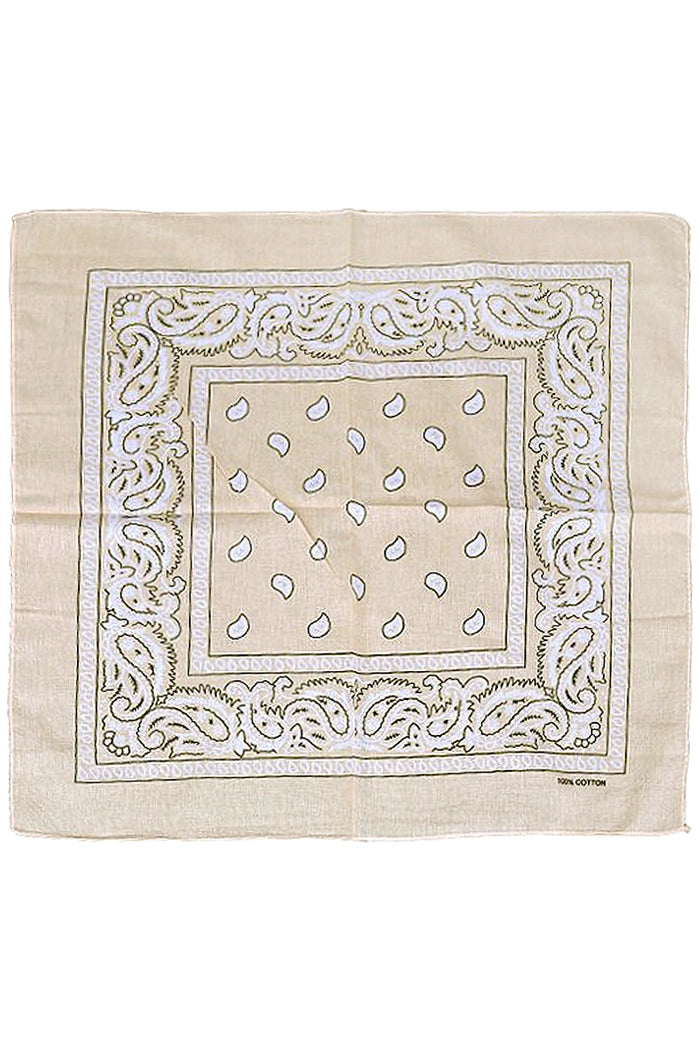 Paisley Print Square Bandanas