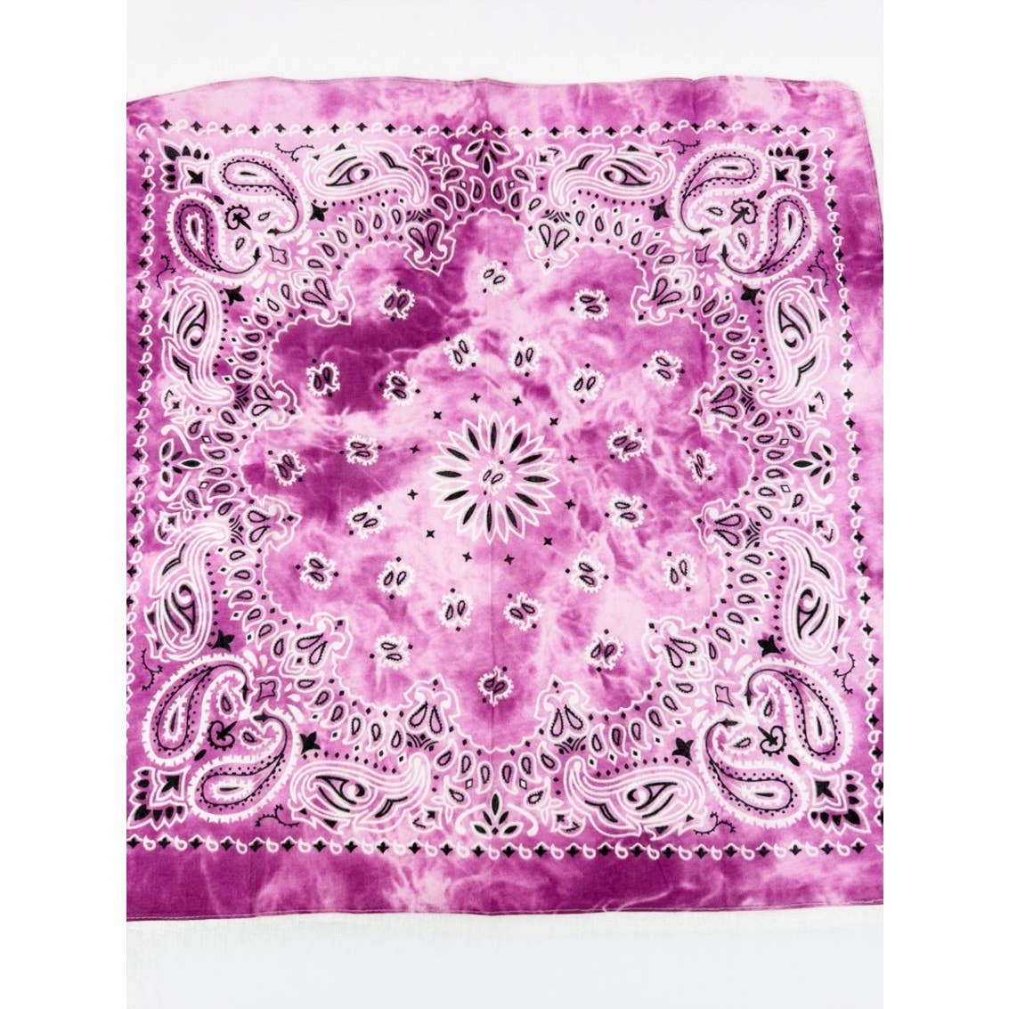 Tie Dyed Paisley Pattern Bandanas