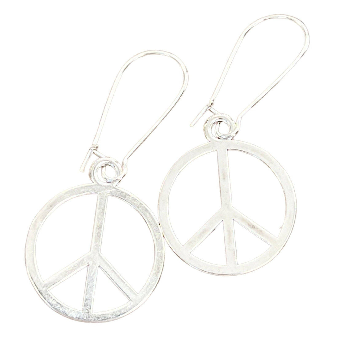 Peace sign earrings