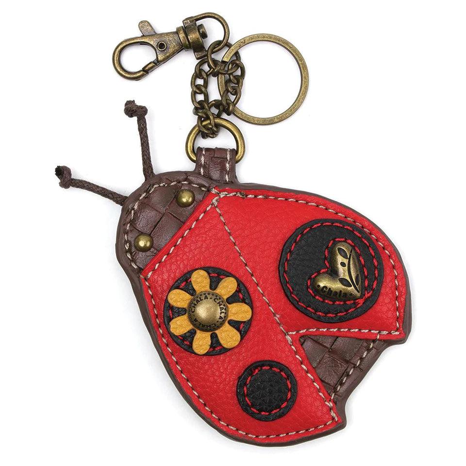 Lady Bug Key Fob/ Coin Purse - Random Hippie