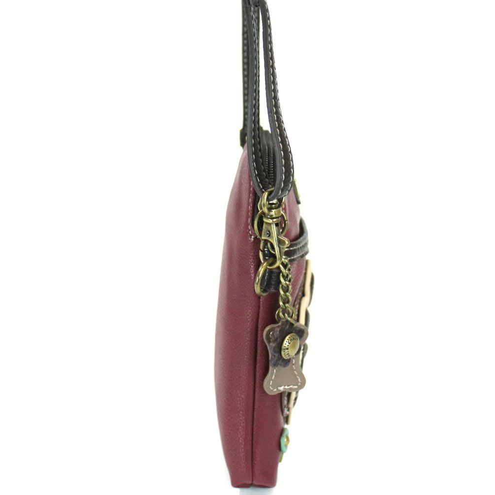 Pawprint Cellphone Crossbody Bag in Red - Random Hippie