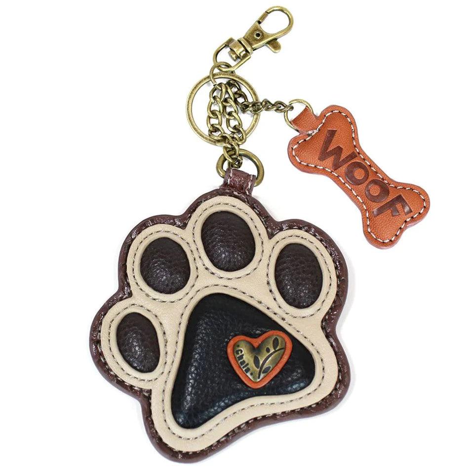 Pawprint Key Fob/ Coin Purse - Random Hippie
