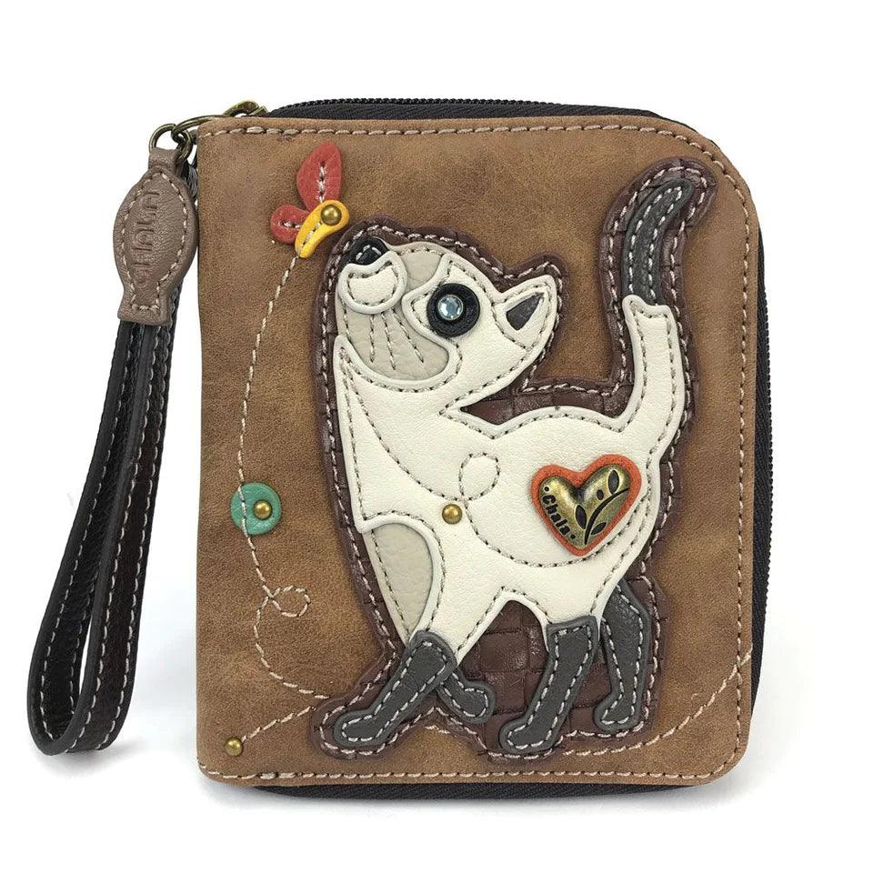 Zip Around Cat Wallet - Random Hippie