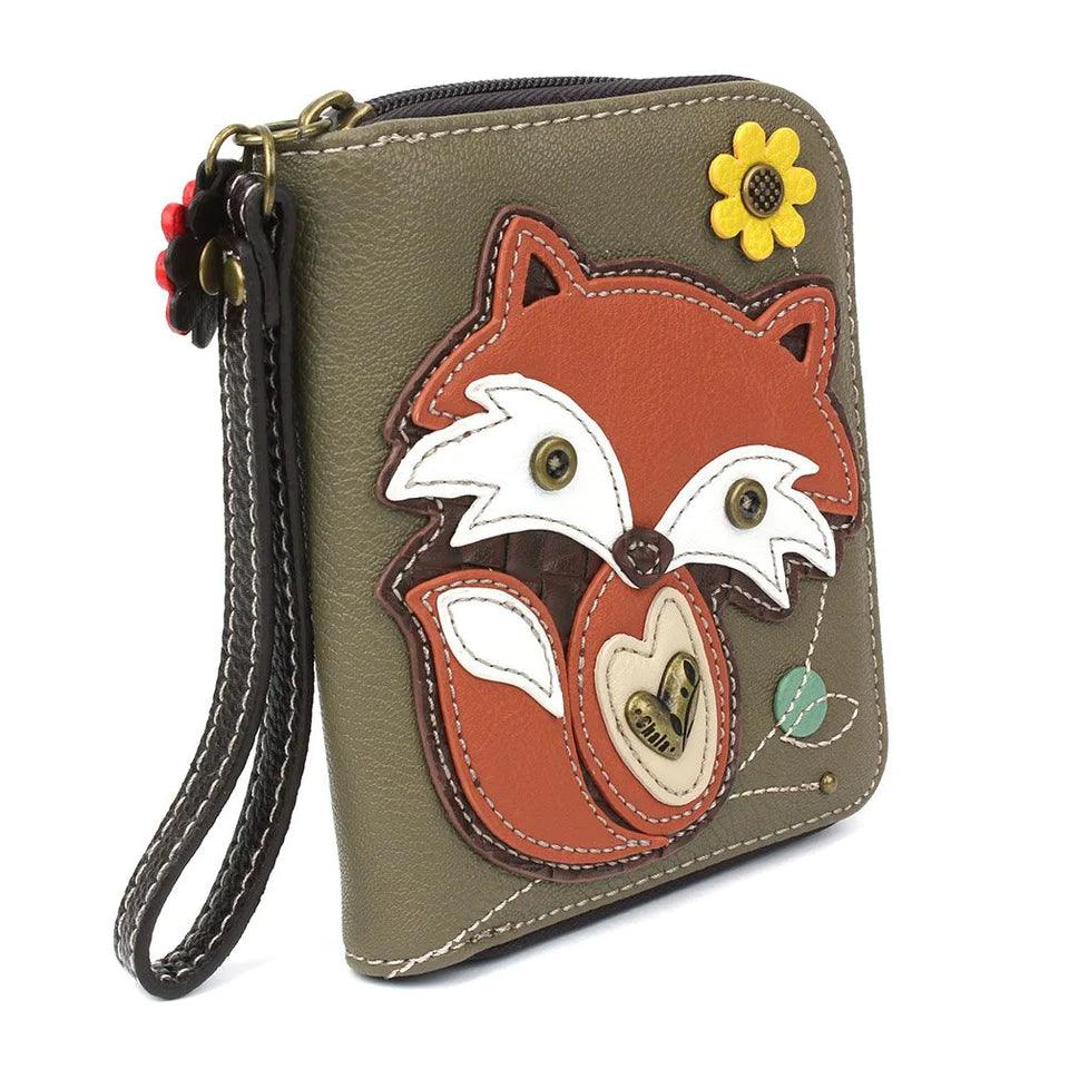 Zip Around Fox Wallet - Random Hippie